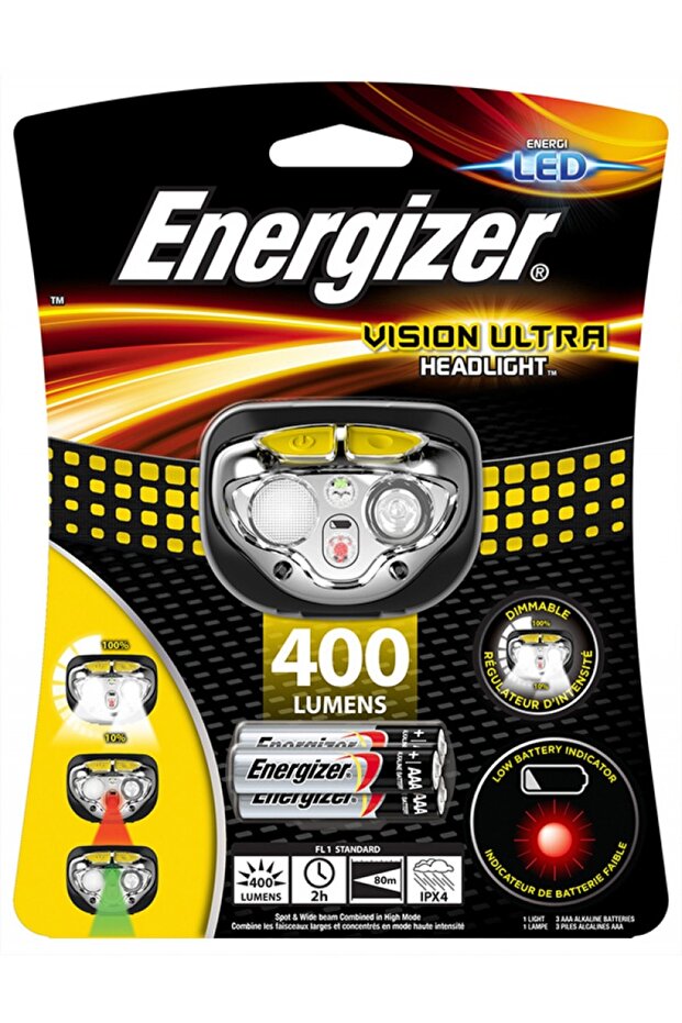 Keychain LED Flashlight, Silver, 20 Lumens, With 2 Cr2023 Batteries