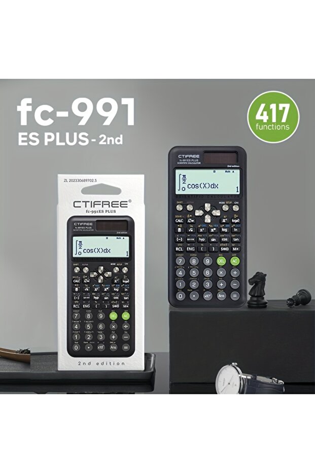 آلة حاسبة متعددة الوظائف للعلوم FC-991ES PLUS - 417 وظيفة مصممة خصيصًا