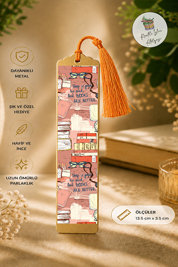 Artistic Design Metal Bookmark
