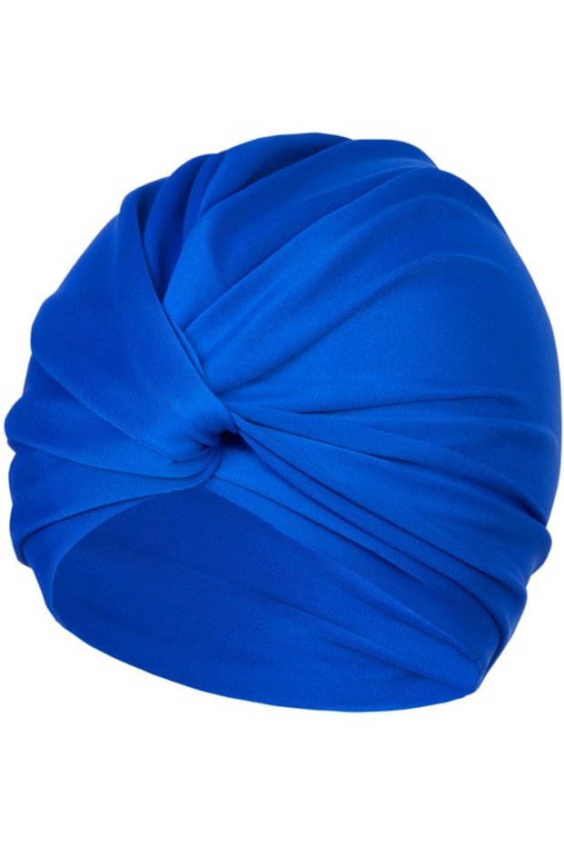 Swim cap, unisex, elastic, high-quality fabric, stretchy and comfortable, soft suitable for children, women men - navy blue.