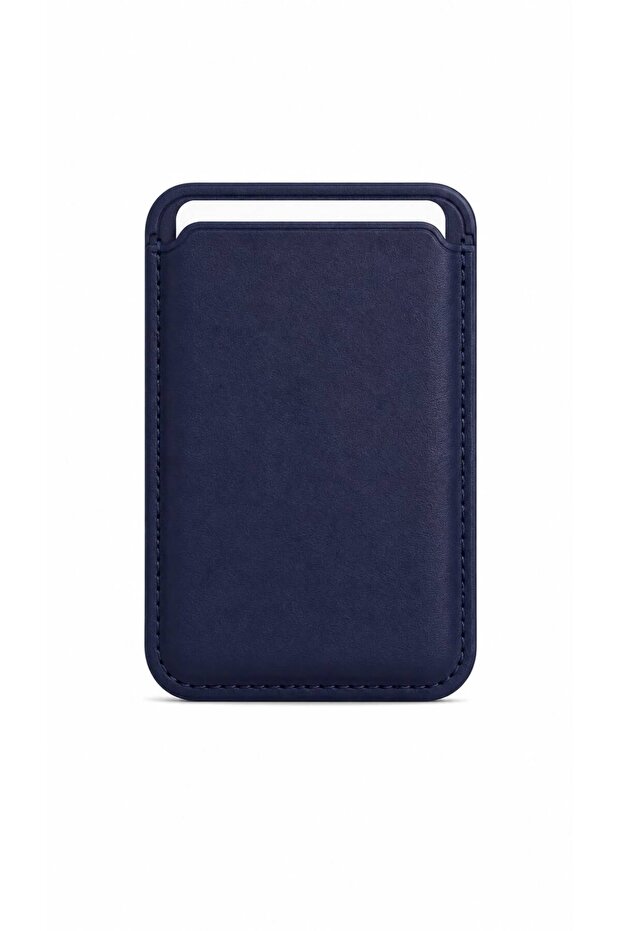 Micro Woven Wallet Leather Card Holder with Magsafe for iPhone