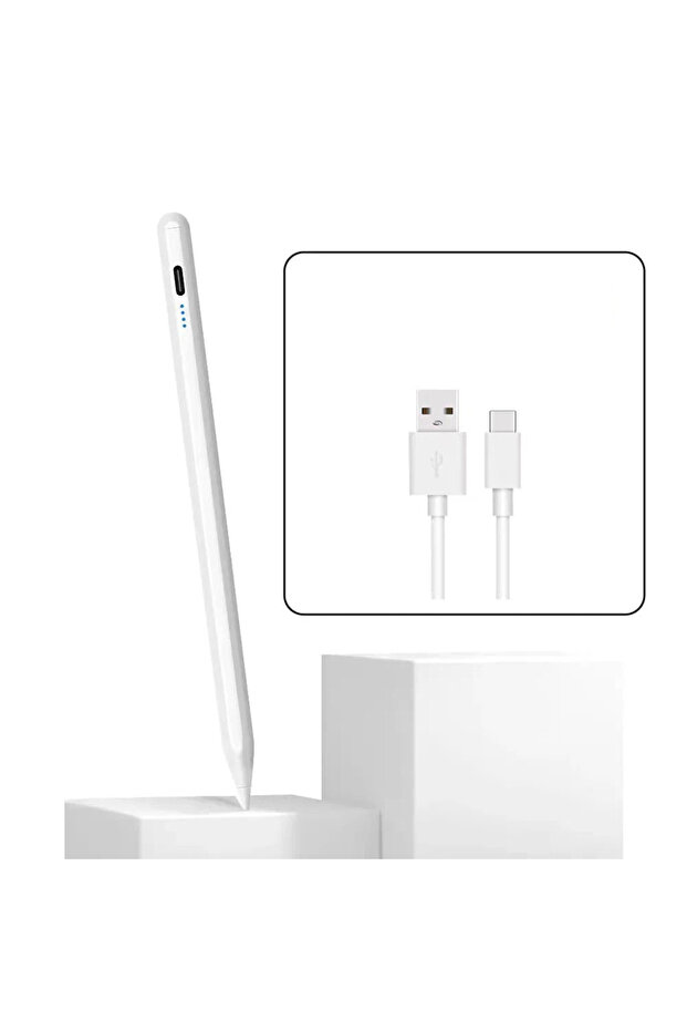 White Universal Stylus For Android Ios Windows Ipad Stylus Pen With LED Power Indicators Touch Pen U
