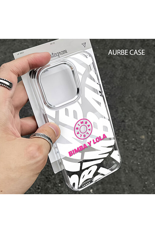 1 IPHONE15PROMAX Aurbe Phone Case For iPhone 17 16 15 14 13 Pro Max 16E Silver lens frame transparen