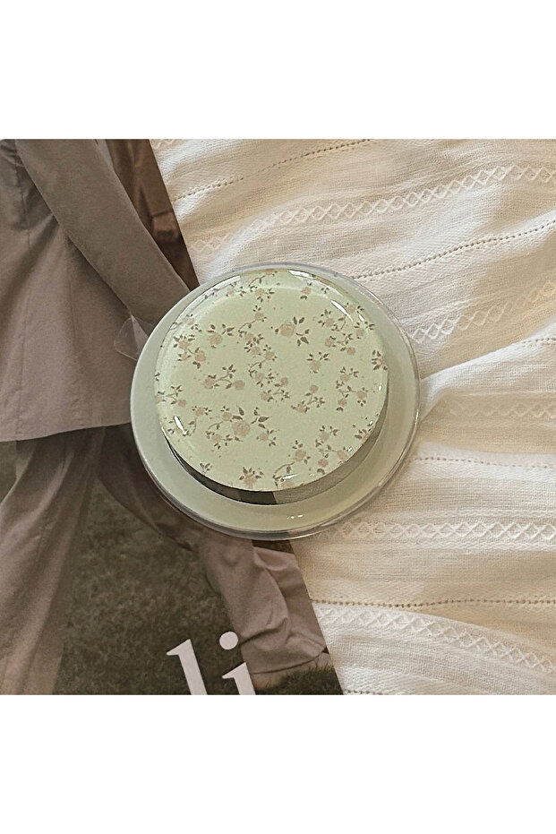green Expanding Magnetic Popsocket Phone Holder Floral Printed Ring Finger Stand Universal Grip Tok
