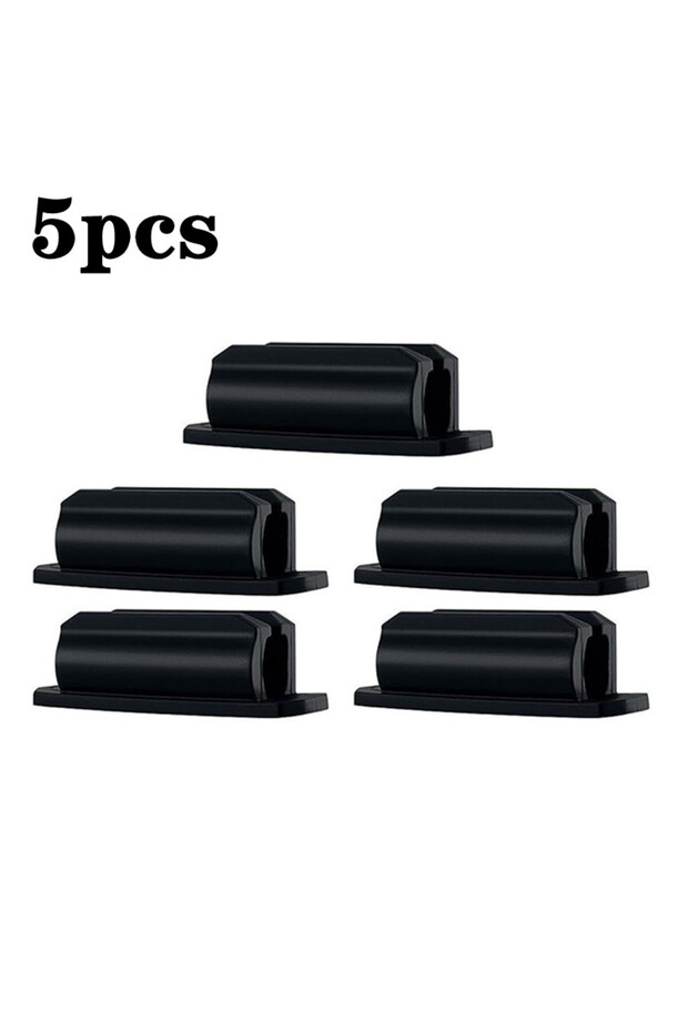 5PCS Silicone Pen Holder Desktop Marker Pen Ballpoint Pen Pencil Storage Clip Anti-lost Anti-fall Se