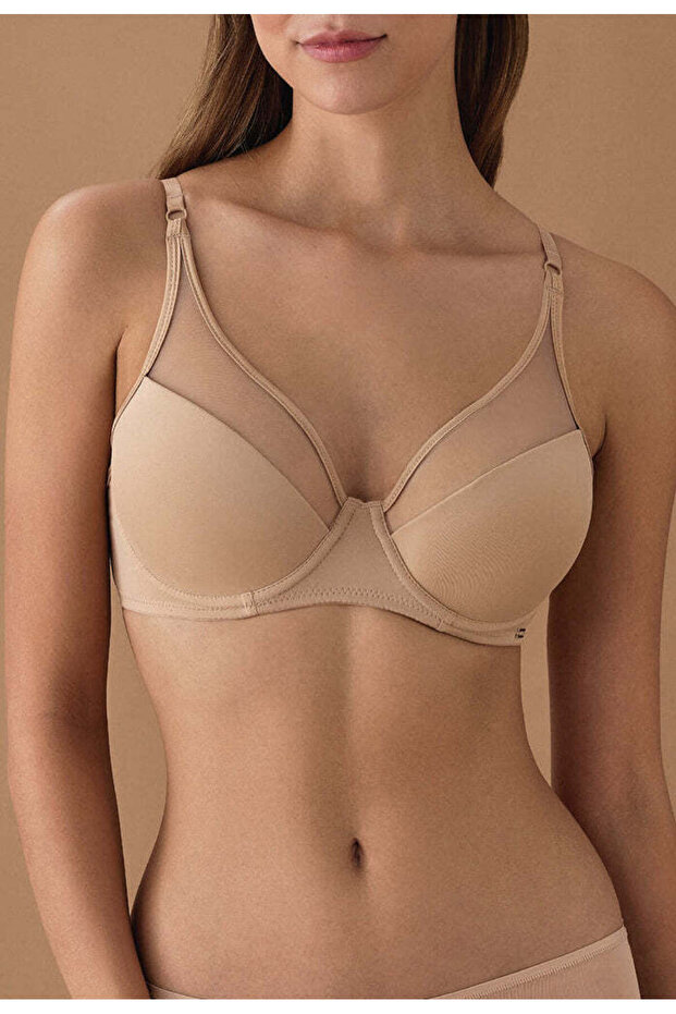 Intense 1900 Low-Cut Tulle Push up Bra