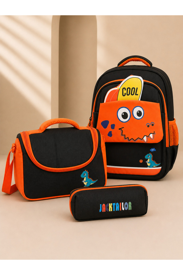Boy's First School Triple Bag Set