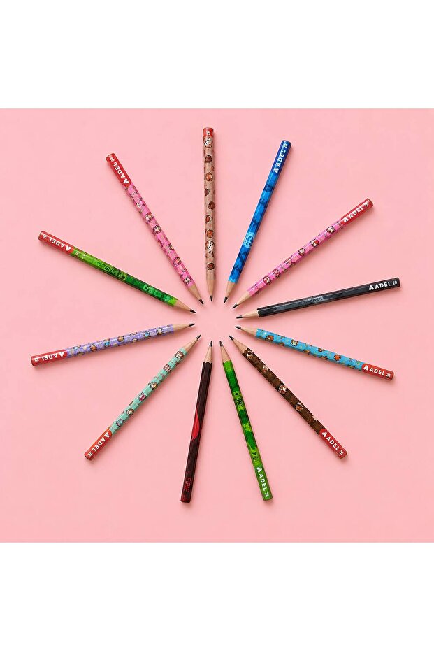 Pencil Happy Animals Series (Assorted 12 Pcs)