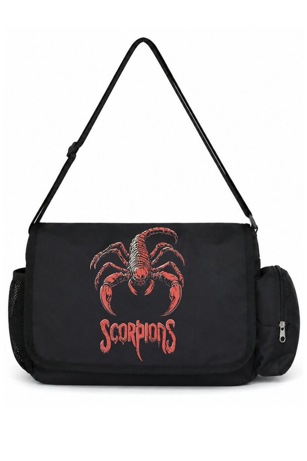 Scorpions Rock Metal Music Band Printed Unisex School, Sports, Office Multi-Purpose Messenger Bag