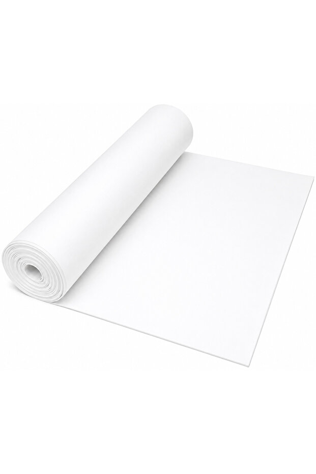 Sufra White HDPE Disposable Table Sheet Roll 90m x 1.36m Reusable Design, 5 kg Roll, Wide 1.36m Width, Easy to Use, Lightweight Material