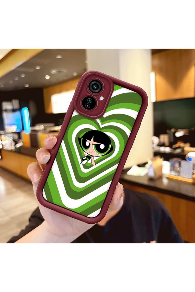 Tecno Camon 19 Neo Compatible Case Camera Protective Cartoon Pattern Maroon Lover Couple Silicone Phone Case