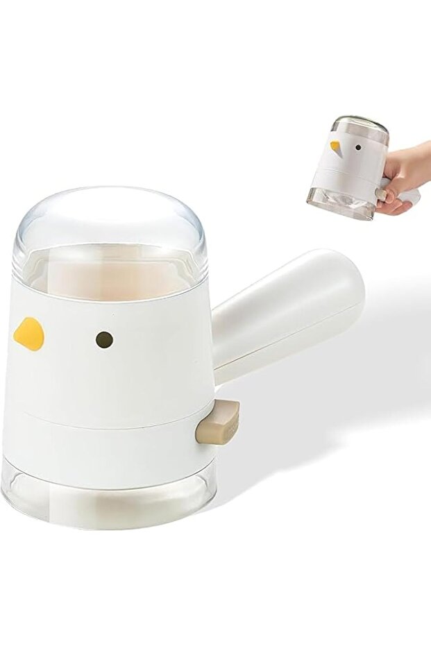 Tazweeq White Salt Pepper Shaker, 3 oz Refillable Spice Dispenser, Cute Dustproof Kitchen Accessory, Small Seasoning Jar for Table Cooking Use, Decorative Functional Seasoning Shaker Containers