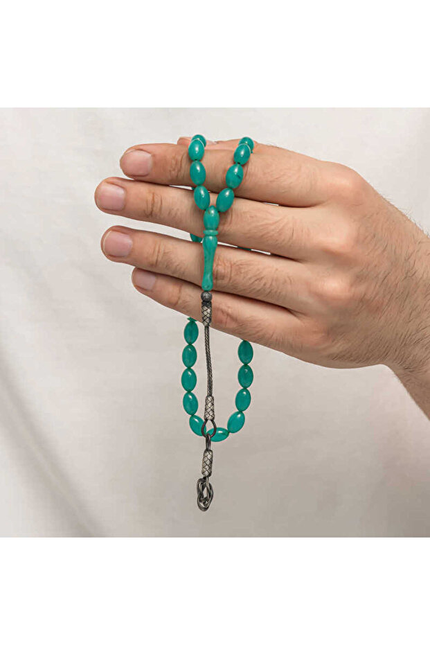 Kazaz Tasseled Squeeze Amber Prayer Beads
