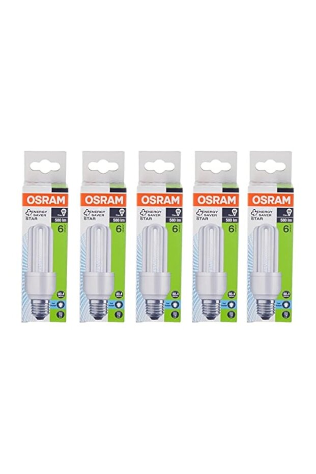 Osram Dulux Star 220-240V 11W/865 E27 Base Energy-Saving Compact Fluorescent Lamp, Daylight White
