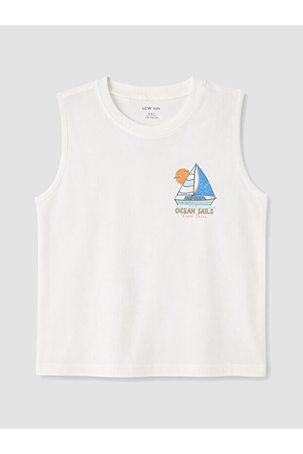Zero Roba Collar Printed Boy's Undershirt from Uzg Store for Style Enthusiasts