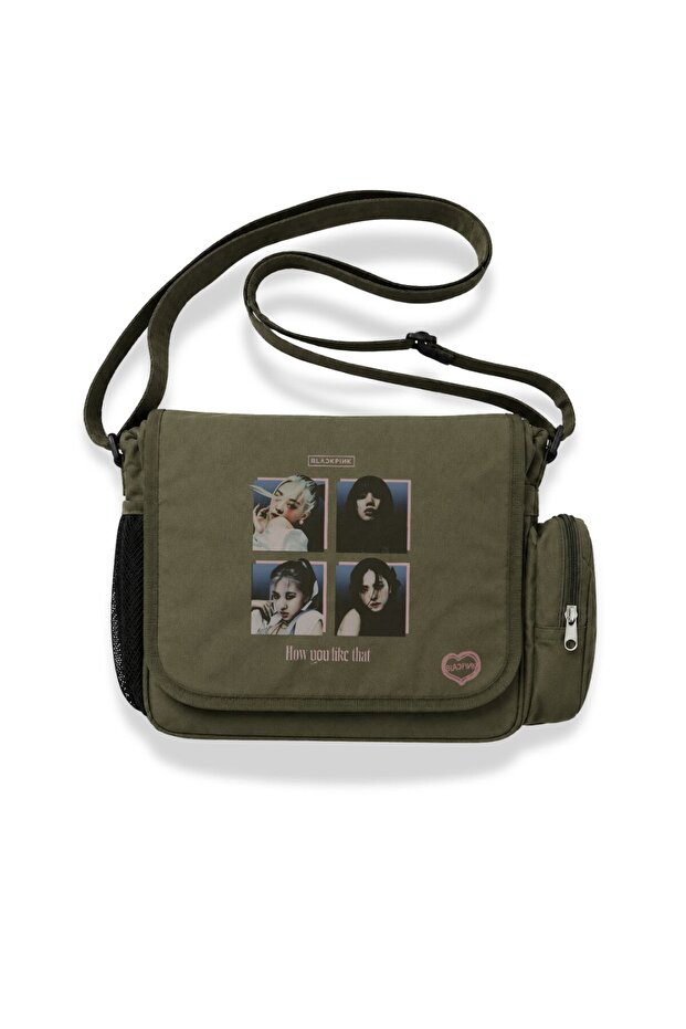 Unisex Blackpink How You Like That Printed Kpop Messenger Bag
