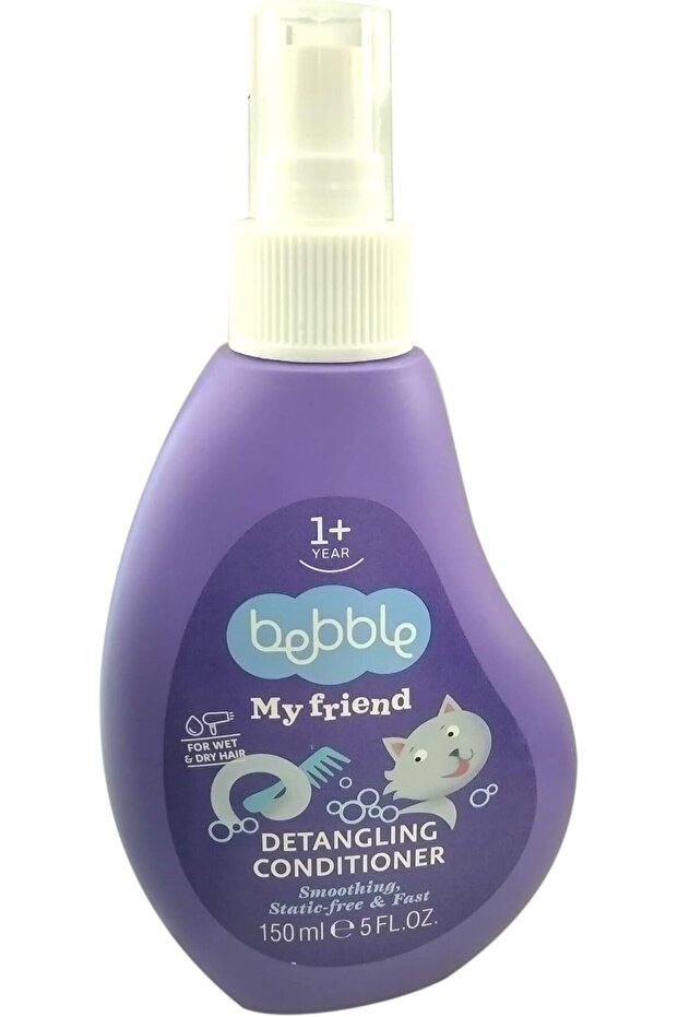 Baby Hair Detangler Spray Conditioner | Leave in Formula | 150ml Bundle with Free Body Milk Sample