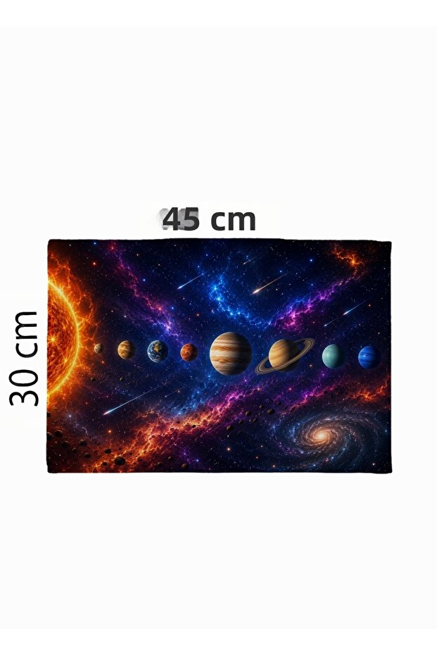 Planet Design Primary School Table Top Lunch Cover | Washable, Foldable Fabric Kindergarten & Primary School 30 X 45 cm