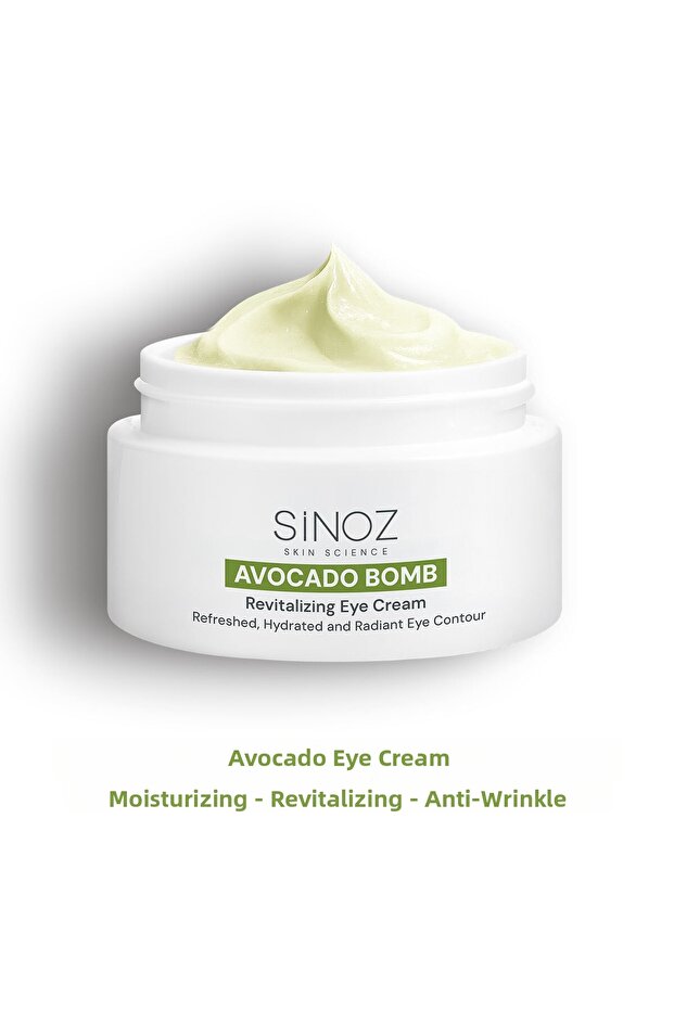 Avocado Bomb Eye Contour Care Cream - Moisturizing Revitalizing Anti-Wrinkle 15 ml
