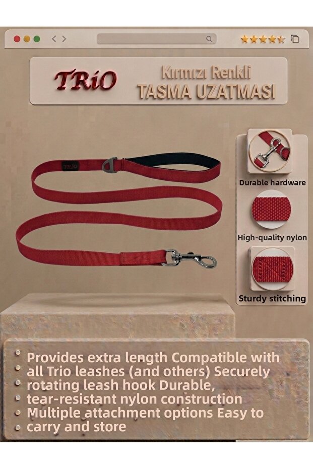 -Leash Extension Traveling Strap Extension Strap for Cat and Dog Leashes