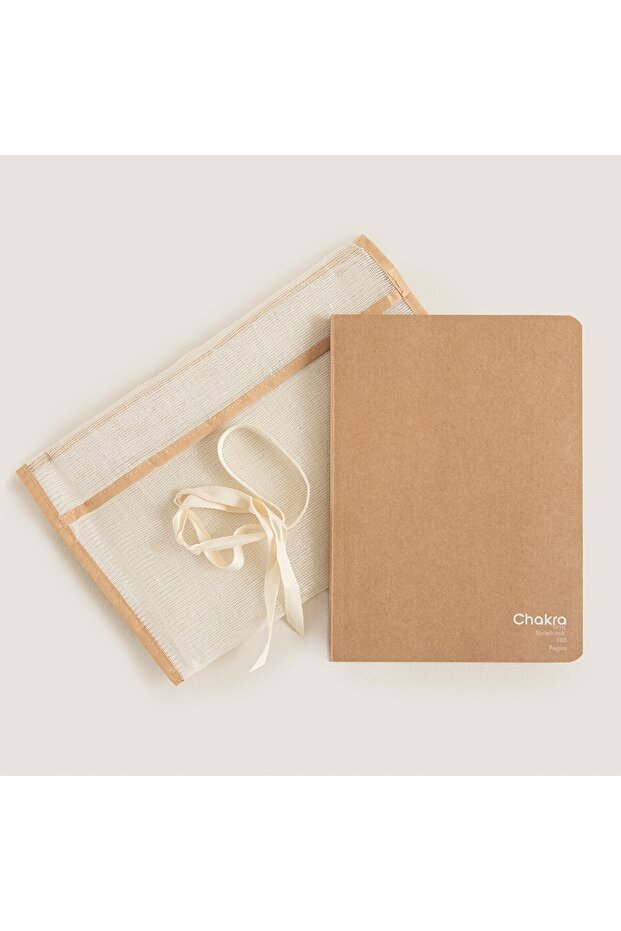 Journal Set Natural with Bookmark and Label