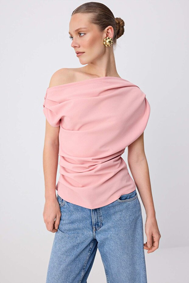 Hellrosa Bluse TWOSS25BZ00024 - 2