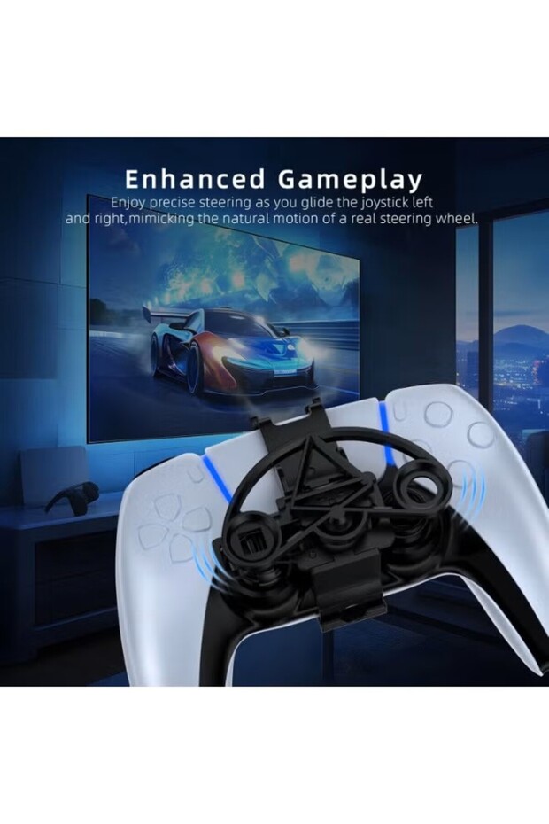 Game Controller Mini Steering Wheel for PS5 - 5