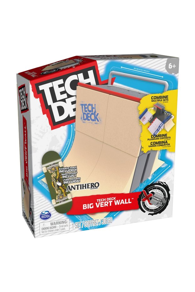 TECH DECK PACHET XCONNECT FINGERBOARD BIG VERT WALL