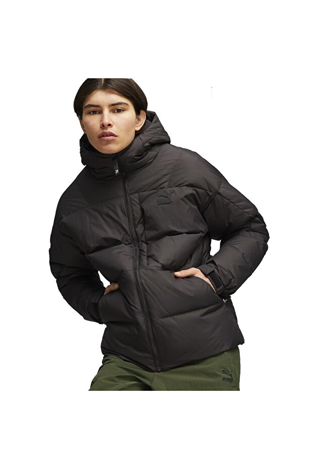 Down Men's Goose Feather Coat - Black62167401