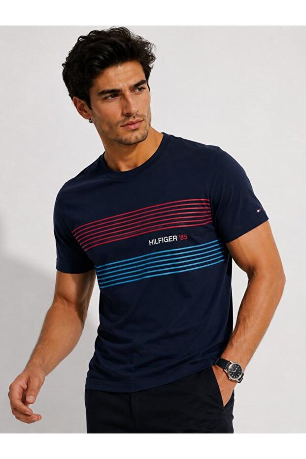 Chest Hilfiger 85 T-Shirt Men's Short Sleeve