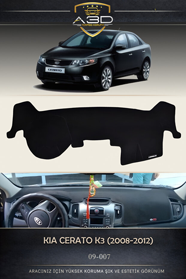 For Kia Cerato K3 (2008-2012) Front Torpedo Protection Protective Case Carpet Cover Accessories Spare Parts