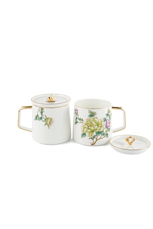 Mi̇kasa Moor P367.816539 Glory Set of 2 Cups with Lids 420Cc