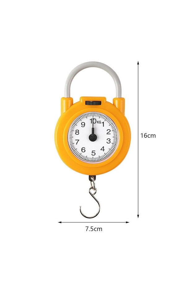 Portable Hanging Digital Scale with Hook, Electronic Spring Scale for Home Travel