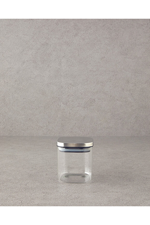 All Fresh Square Borosilicate Food Container 650 ml Transparent