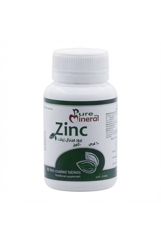 Pure Mineral WN Zinc 50 mg 60 Tablets