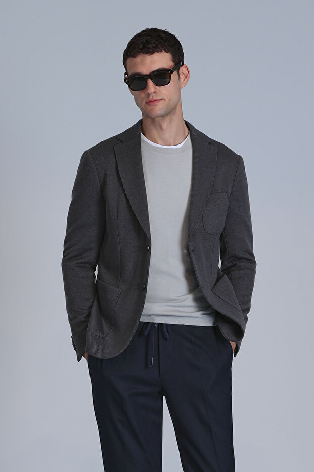 Dor Spor Men's Blazer Jacket Slim Fit Light Green