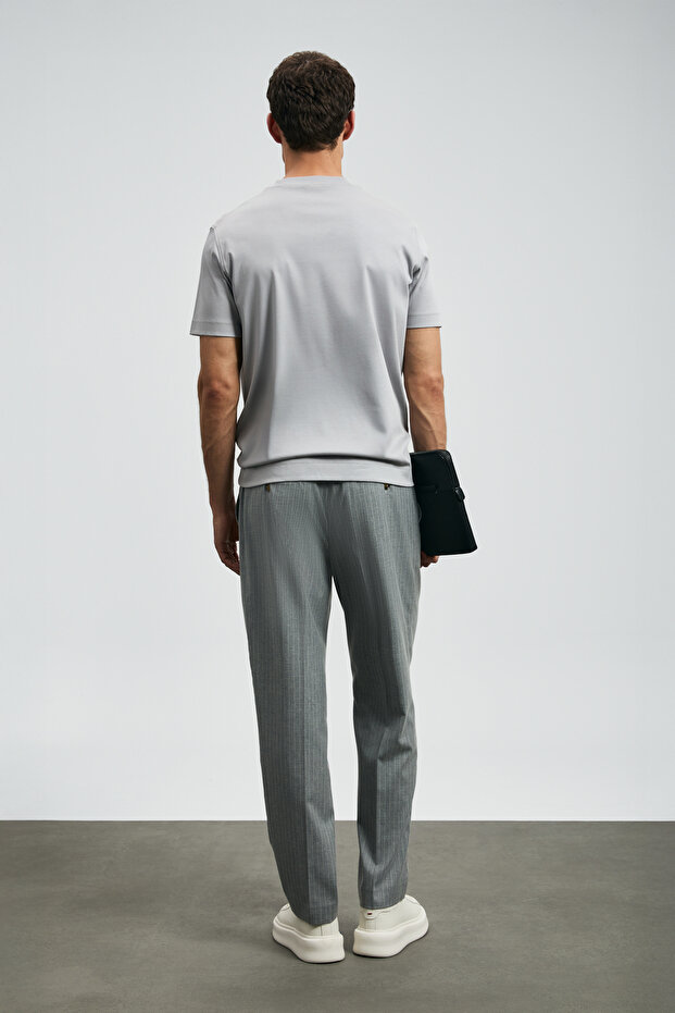Roland Men's Basic T-Shirt Gray - 6