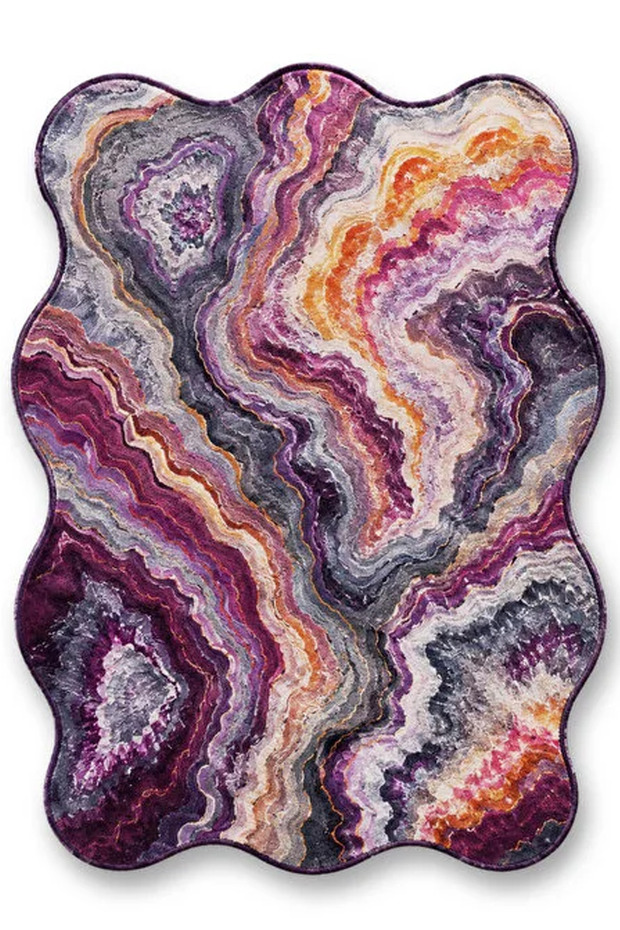 Sdt Mixed Patterned Modern Woven Base Decorative Carpet Sdtamor235