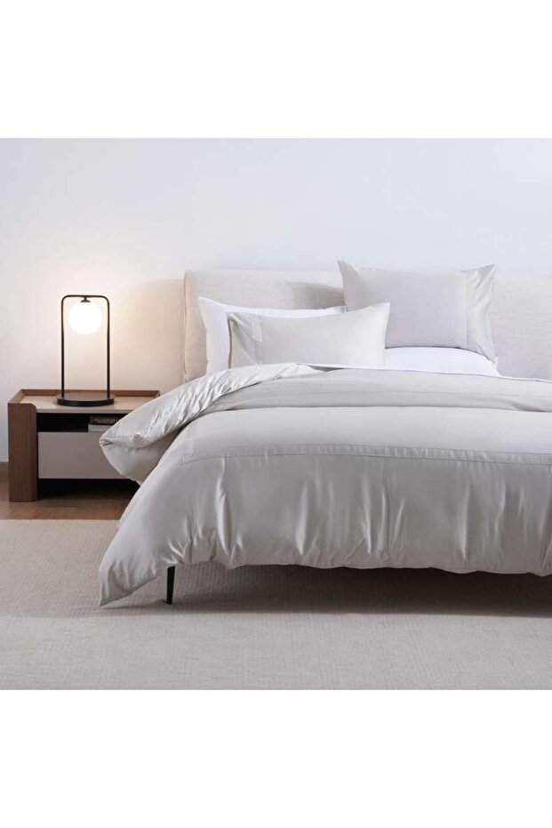 Luxe Cotton Tencel 3-piece Duvet Cover Set 260x220cm - Grey