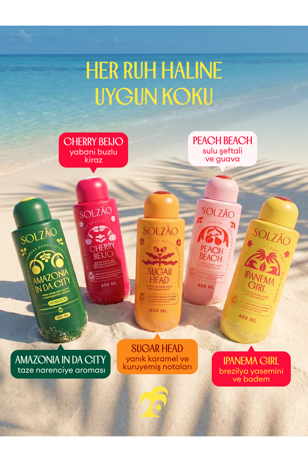 Peeling etkili Besleyici Vitaminli Brezilya Cevizi Yağlı Nemlendirici Duş Bakım Jeli Sugar Head , 400 ML - 7