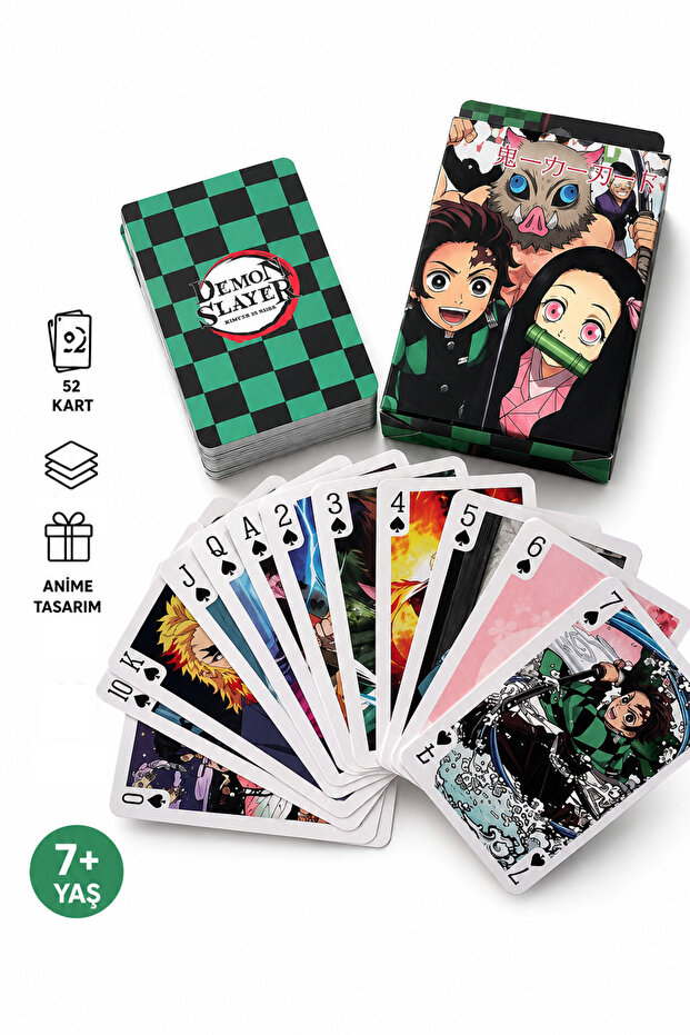 Playing Cards Poker Card with Anime Demon Slayer Figure