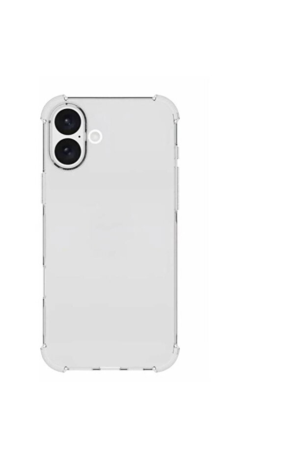 Husă pentru iPhone 16 Plus - Silicon transparent antișoc - Transparentă - 2