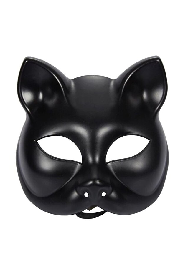 Black Color Luxury Cat Mask 12X13 cm
