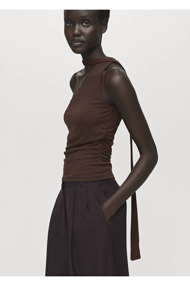 Asymmetric Scarf Top