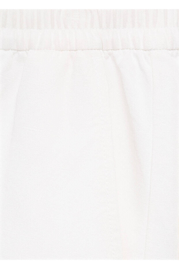 Bermudashorts aus Leinenmischung mit elastischem Bund - 5