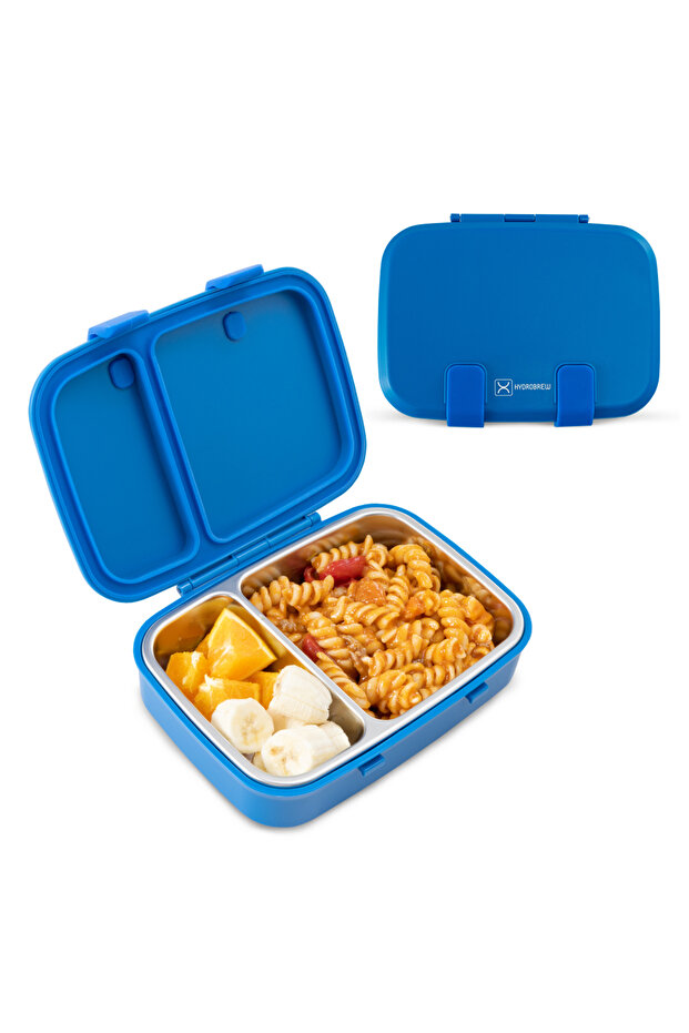 Steel Core Bento Stainless Steel Lunch Box – 839ml, 2 Compartment- Midnight Wave
