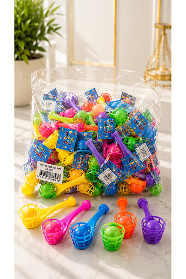 (20 Pcs) Health Ball - Pipe-Shaped Flying Ball - Nostalgic Toy