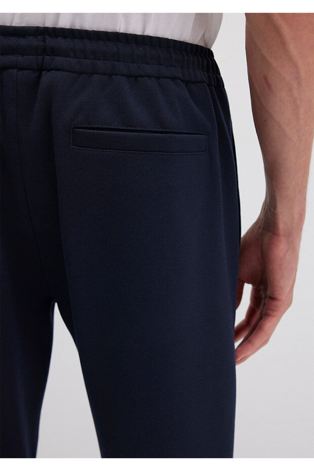 Black Lacivert Örme Pantolon 0010513-86415 - 6