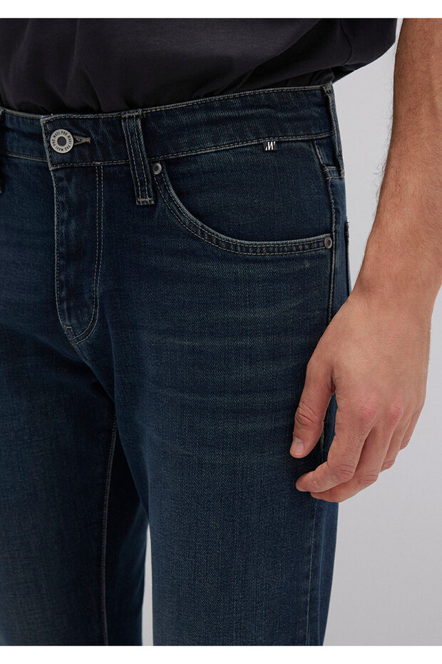 Jake Pro Koyu Puslu Comfort Jean Pantolon 0042289339 - 5