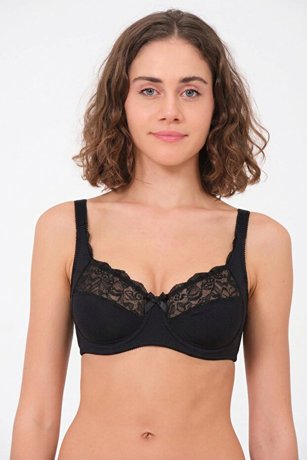 Women's Underwire Lace Gathered Bra
